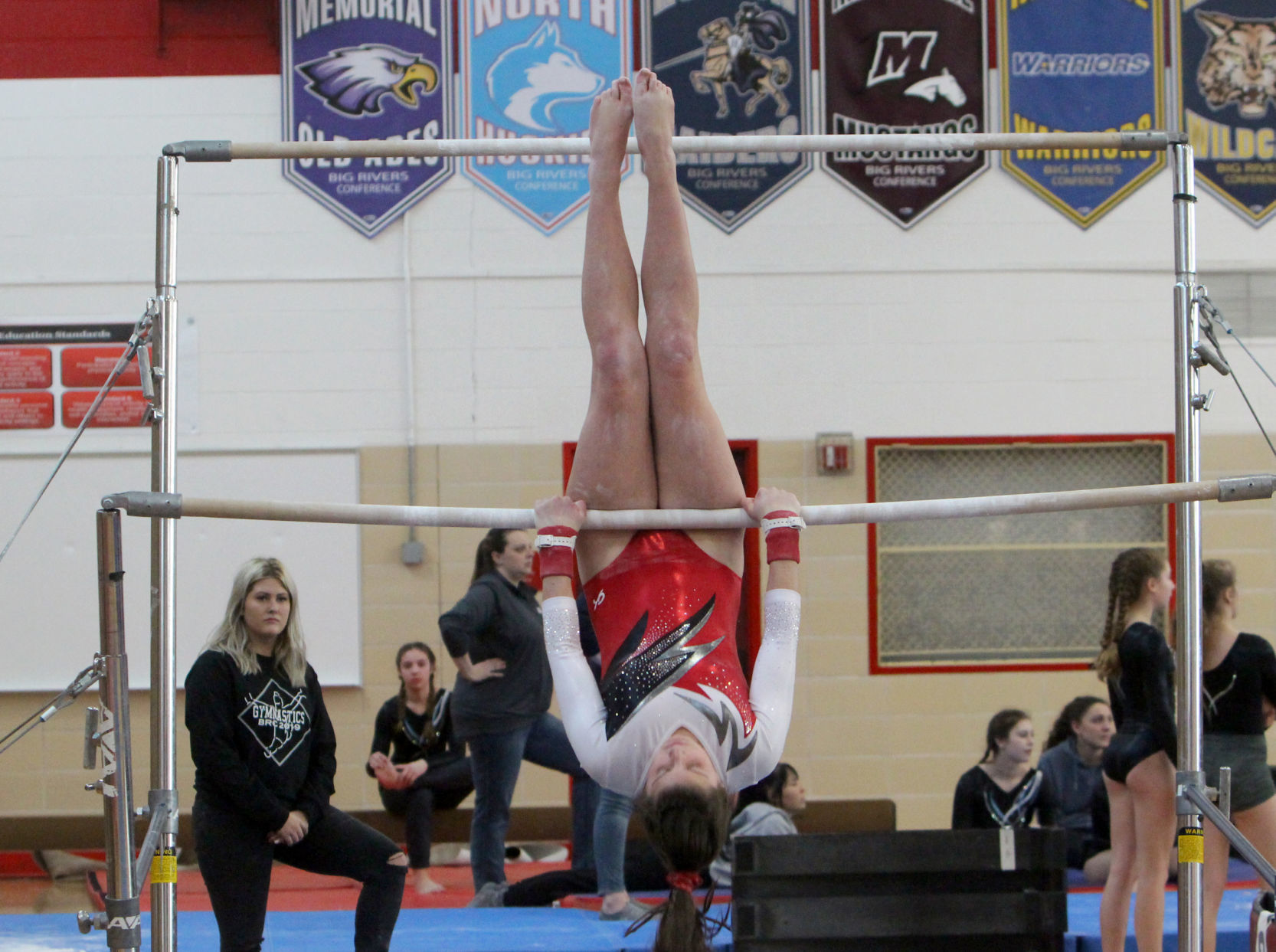 Big Rivers Conference Gymnastics Meet at Chippewa Falls 2-16-19